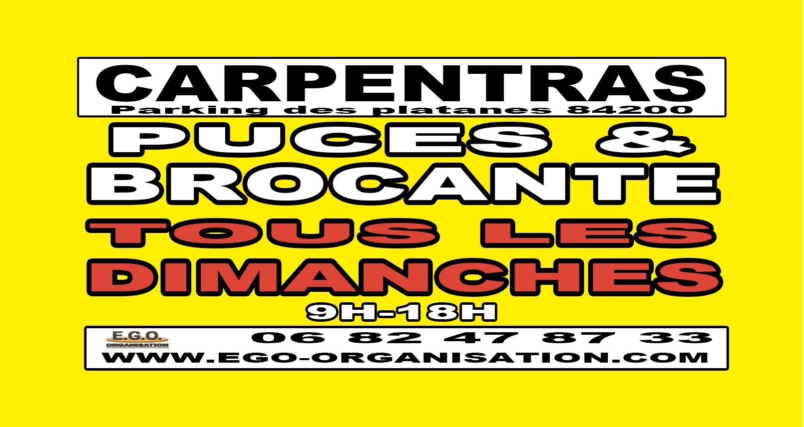 DIMANCHE : brocante de Carpentras